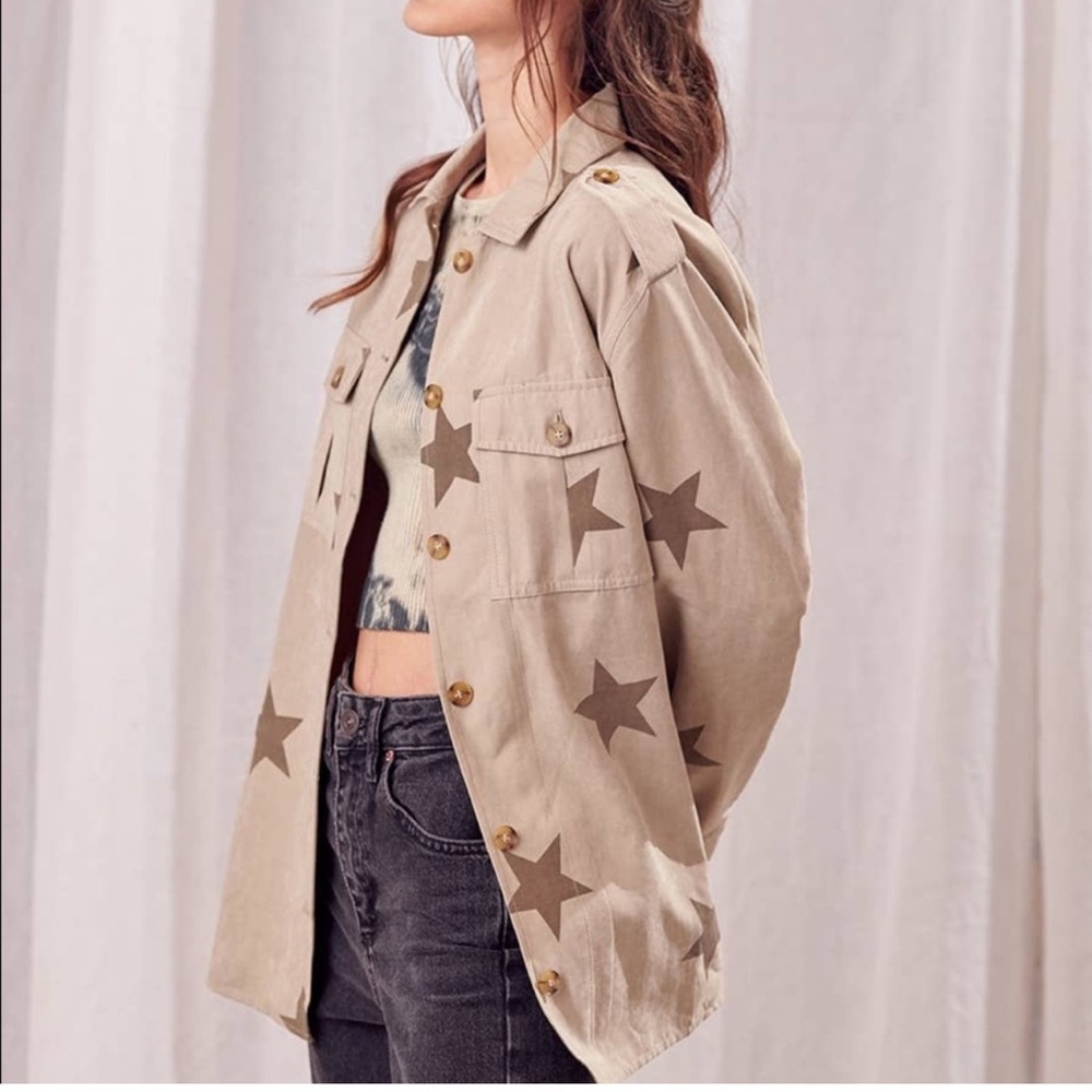 Storia Star Jacket Shacket S NWT